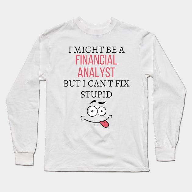 Financial analyst Long Sleeve T-Shirt by Mdath